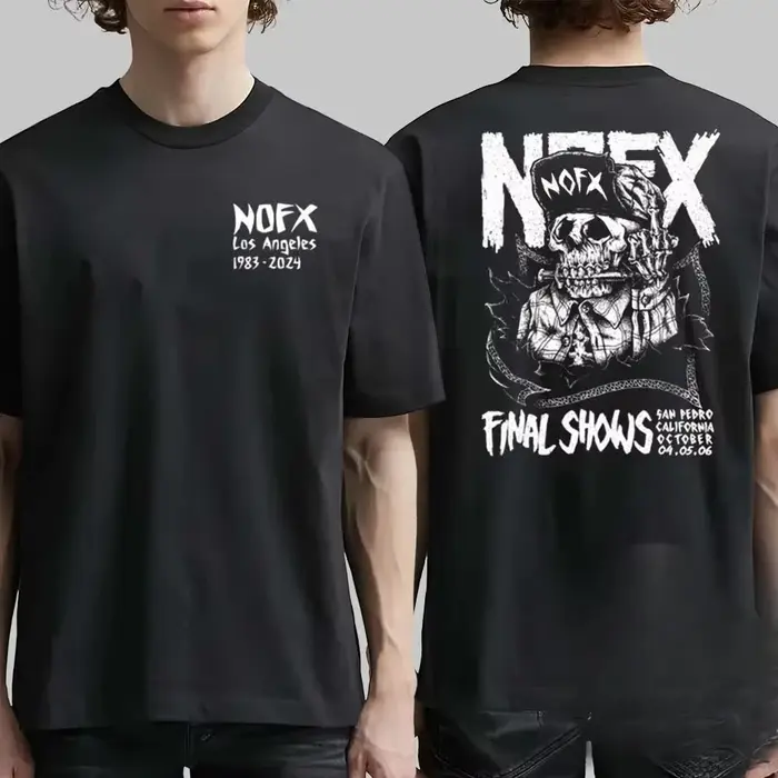T-shirt NOFX Rock Band Graphic Essentials pour hommes et femmes, marque de mode, décontracté, vintag
