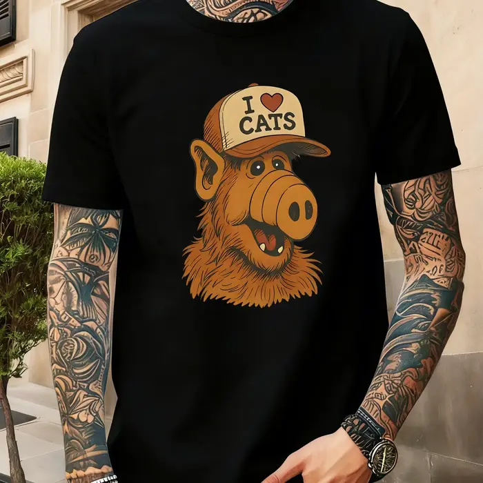 T-shirt rétro - T-shirt amusant ALF de style rétro des années 80