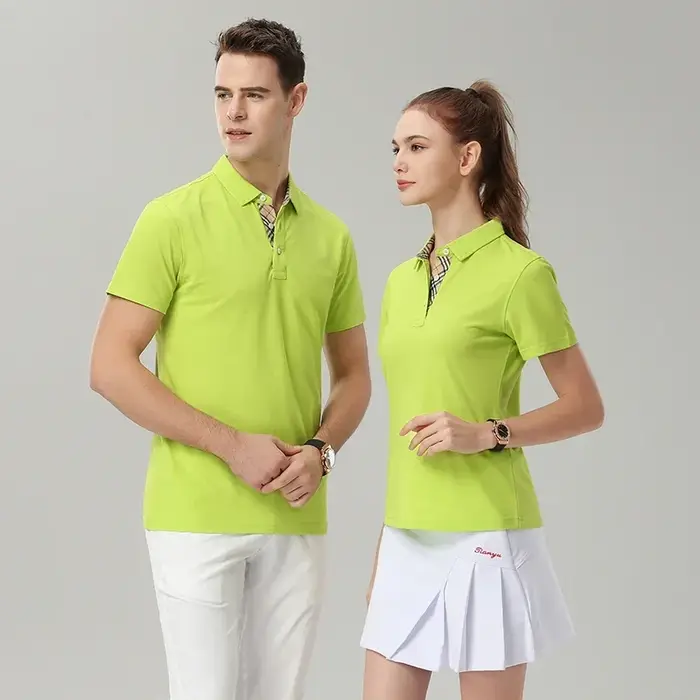 Polo à motif LOGO imprimé personnalisé