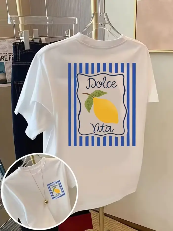 T-shirt graphique Dolce Vita Lemon pour femme