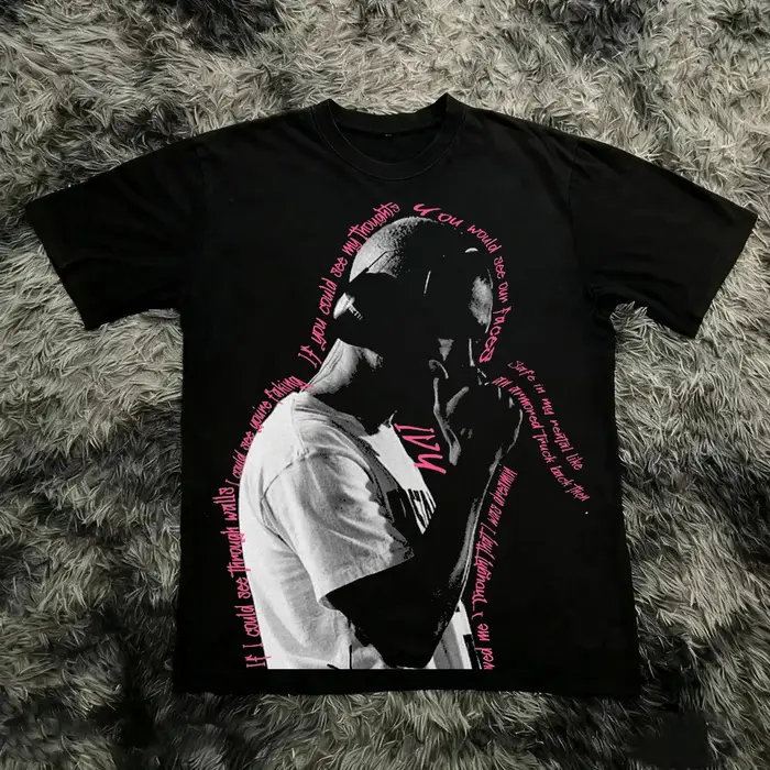 T-shirt graphique rétro du rappeur Frank