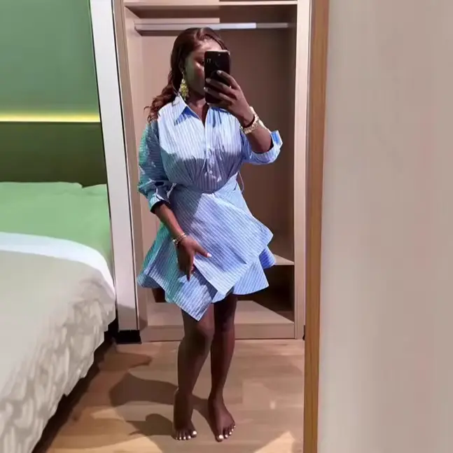Robe Courte Femme Chemise
