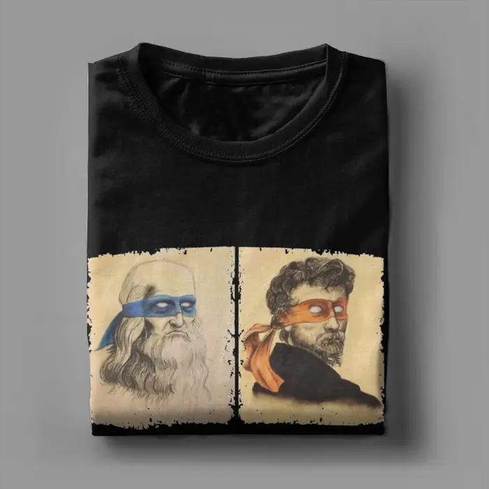 Science tortues T-Shirt hommes pur coton amusant