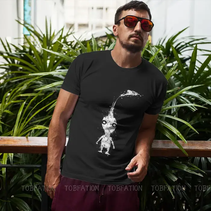 T-shirt blanc à col rond pour hommes