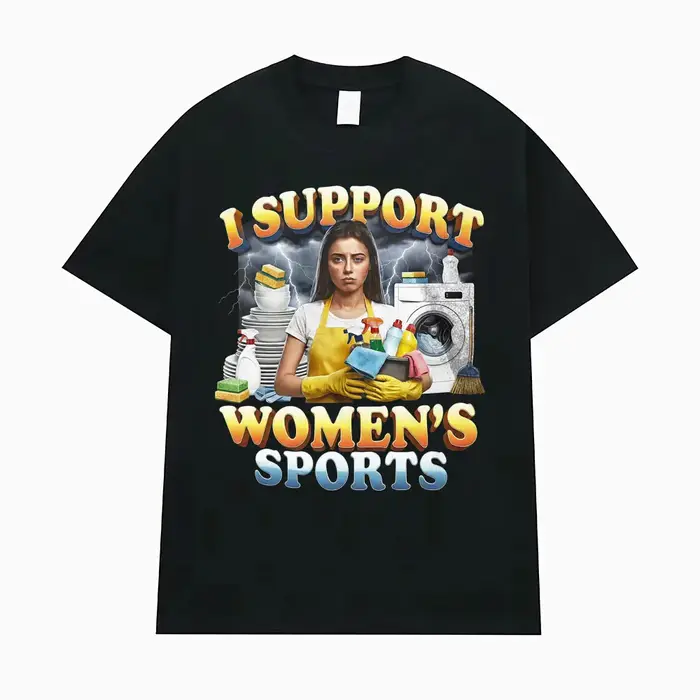 T-shirt humoristique et sarcastique « J'encourage les sports féminins » pour hommes et femmes