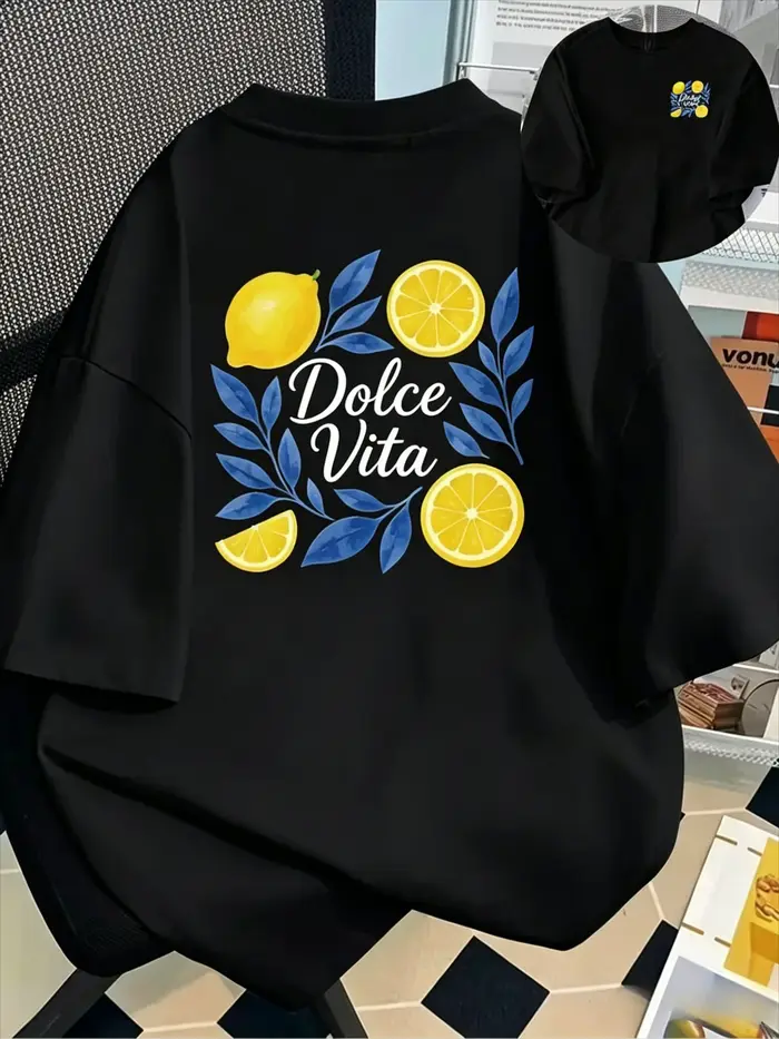 T-shirt imprimé Lemon Vita à manches courtes