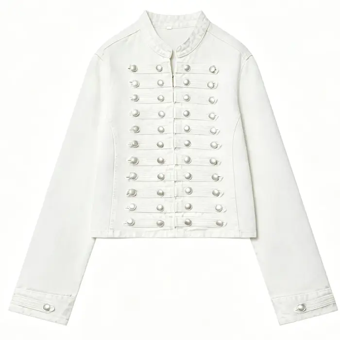 Veste en jean courte pour femme
