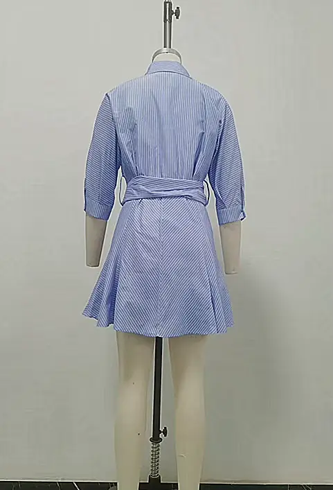 Robe Courte Femme Chemise