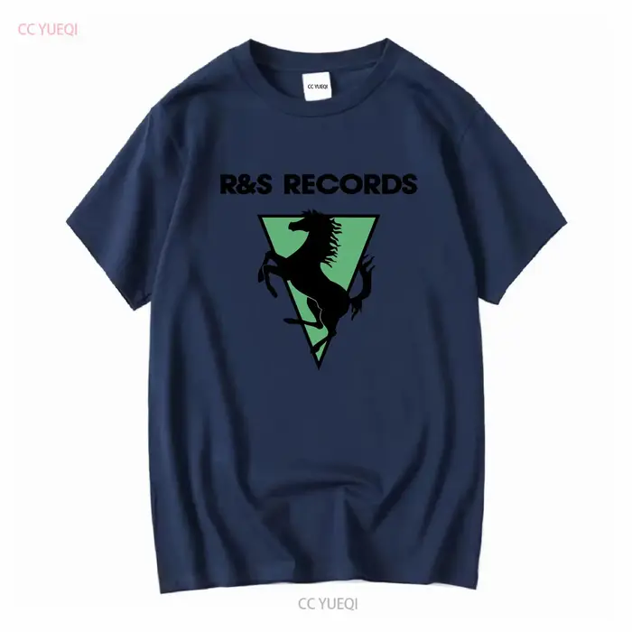 R S Records T-shirt Vintage House Music à manches longues ou courtes