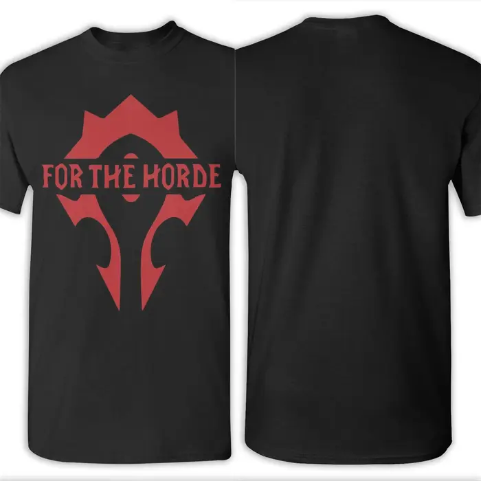 T-shirts pour hommes pour le monde de la Horde World of Warcraft