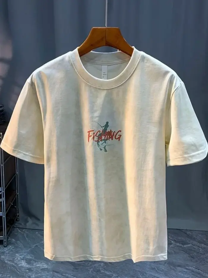Top Alphabet homme t-shirts imprimer t-shirt pour hommes à manches courtes quart Harajuku Original pas cher vêtements de luxe de haute qualité basique