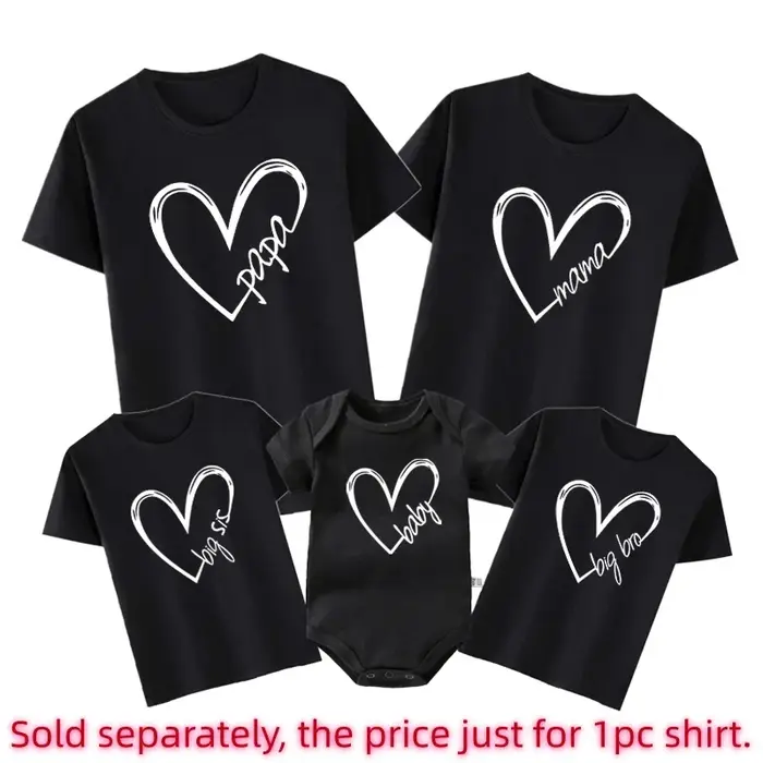 Tenues assorties amusantes pour la famille Papa Maman