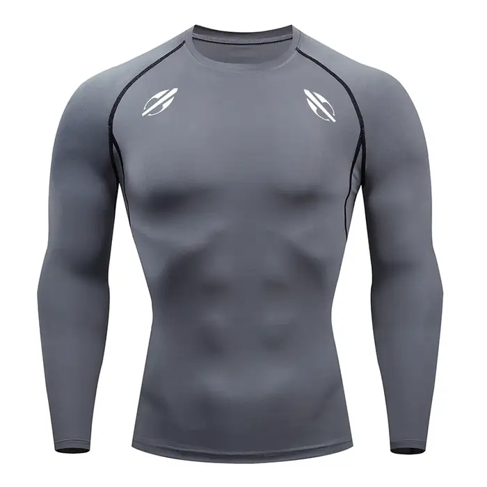 Chemises de compression solides pour hommes