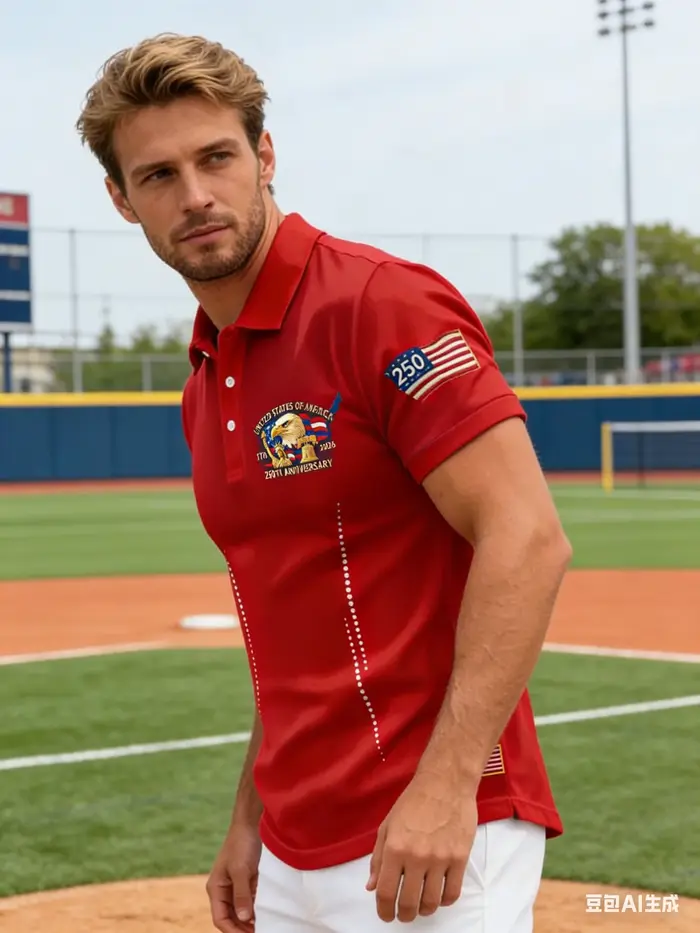 Polo pour homme USA 250e anniversaire