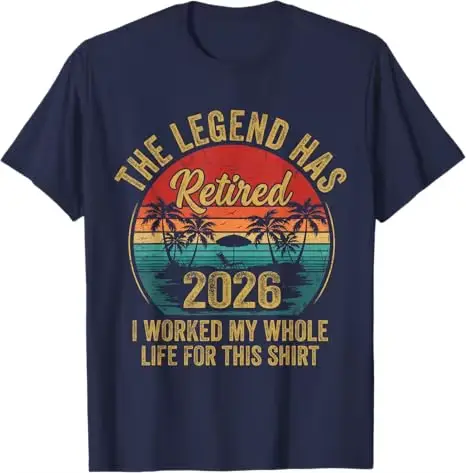 T-shirt de retraite pour femmes et hommes