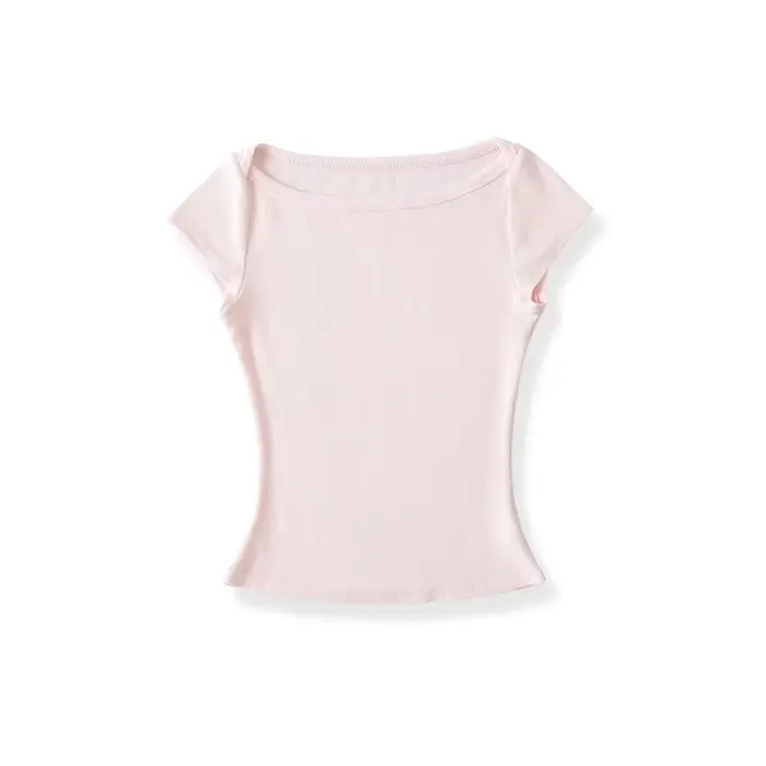 T-Shirt amincissant à manches courtes pour femmes