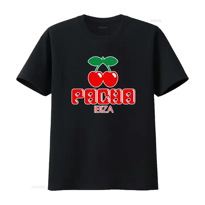T-shirt Pacha Ibiza Logo Cherry Print pour hommes et femmes