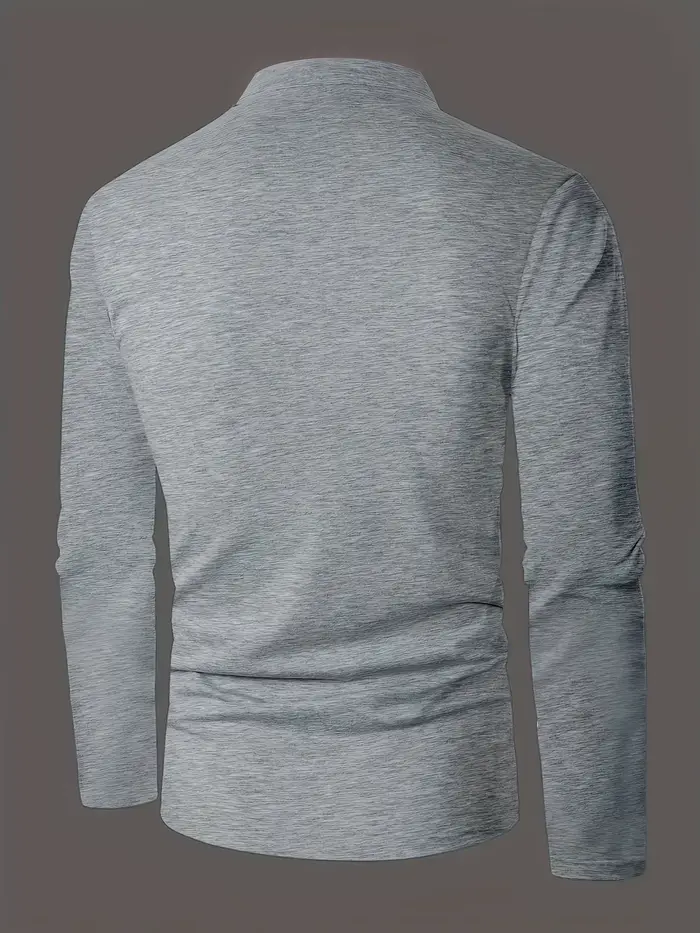 Un polo élégant à col rond pour hommes