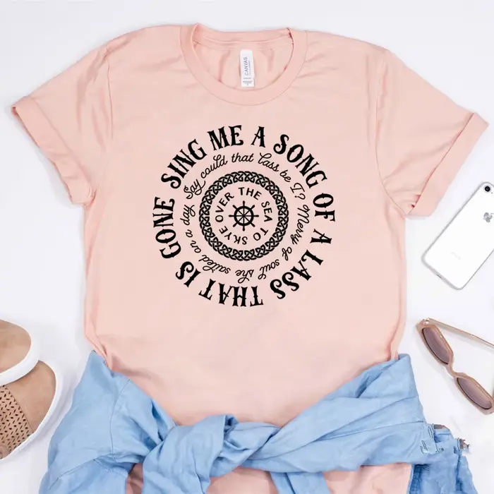 T-Shirt de la série Sing Me a Song Skye Boat Outlander Book