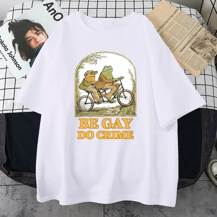 Be Gay Do Crime imprimé hommes coton t-shirts décontracté tout-mathématiques à manches courtes Vintage créativité col