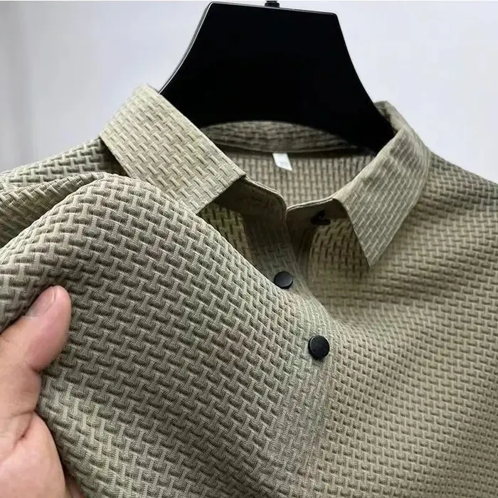 Polos de travail haut de gamme pour hommes à manches courtes