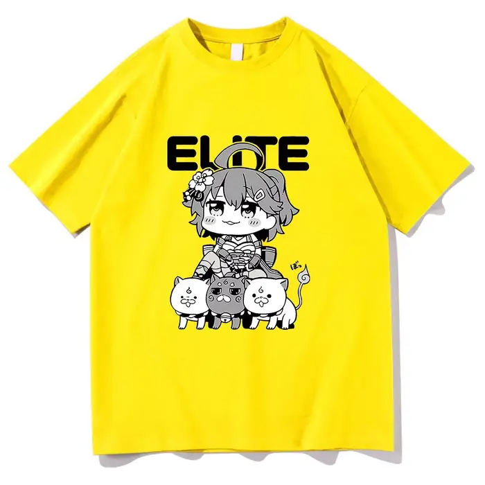 T-shirt unisexe en coton Anime Cartoon
