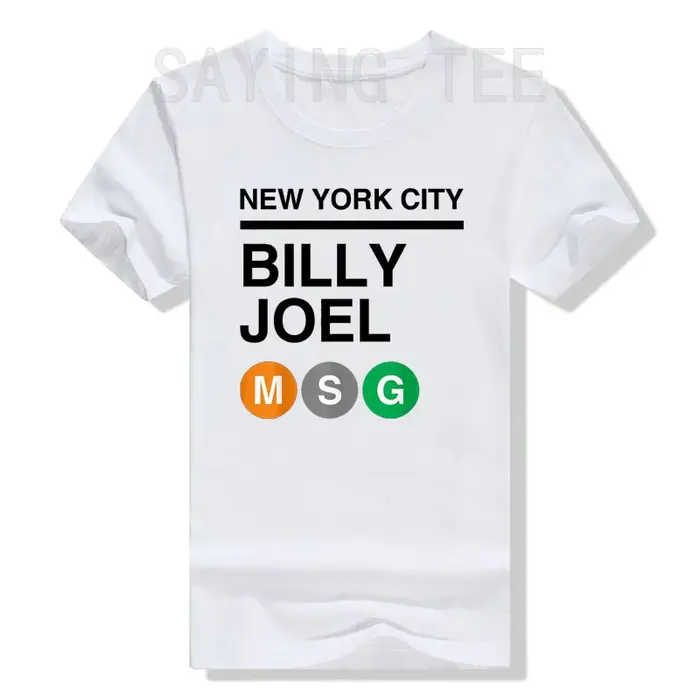 Billy Joel - MSG Subway T-Shirt Albums ensemble liste