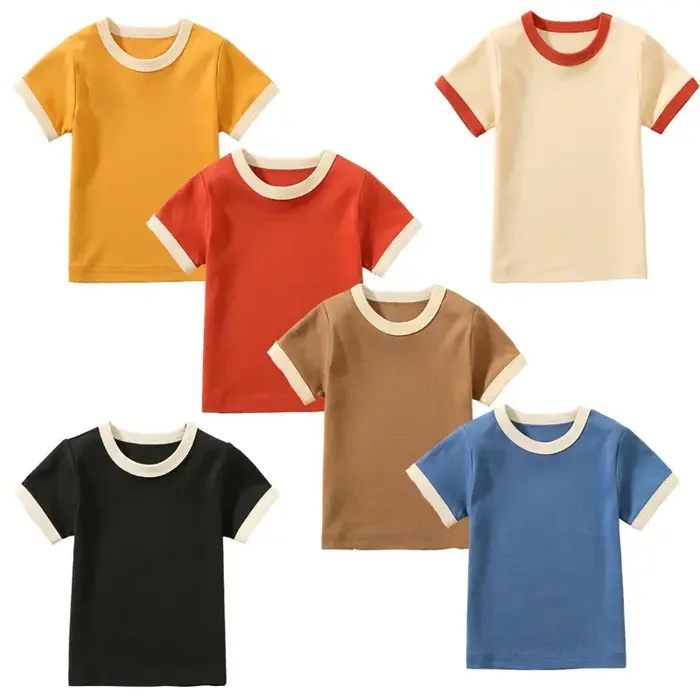 T-shirt manches courtes pour petits enfants
