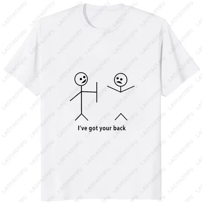 T-shirt Industries castique imprimé I Got Your Back pour homme et femme