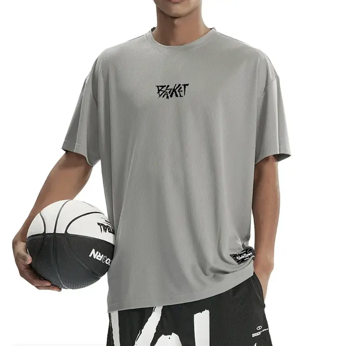 T-shirt à Manches Courtes et Col Rond pour Homme