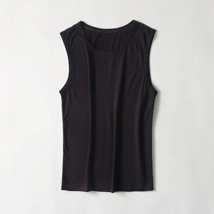 100% laine mérinos hommes débardeur chemise sans manches couches de base doux à côté de la peau confortable à l'extérieur