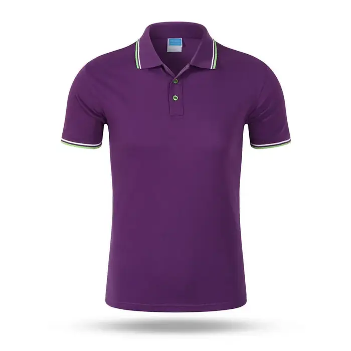 Polo de sport, logo imprimé personnalisé, col à revers, T-shirt publicitaire de haute qualité, motif course marathon, haut personnalisable.