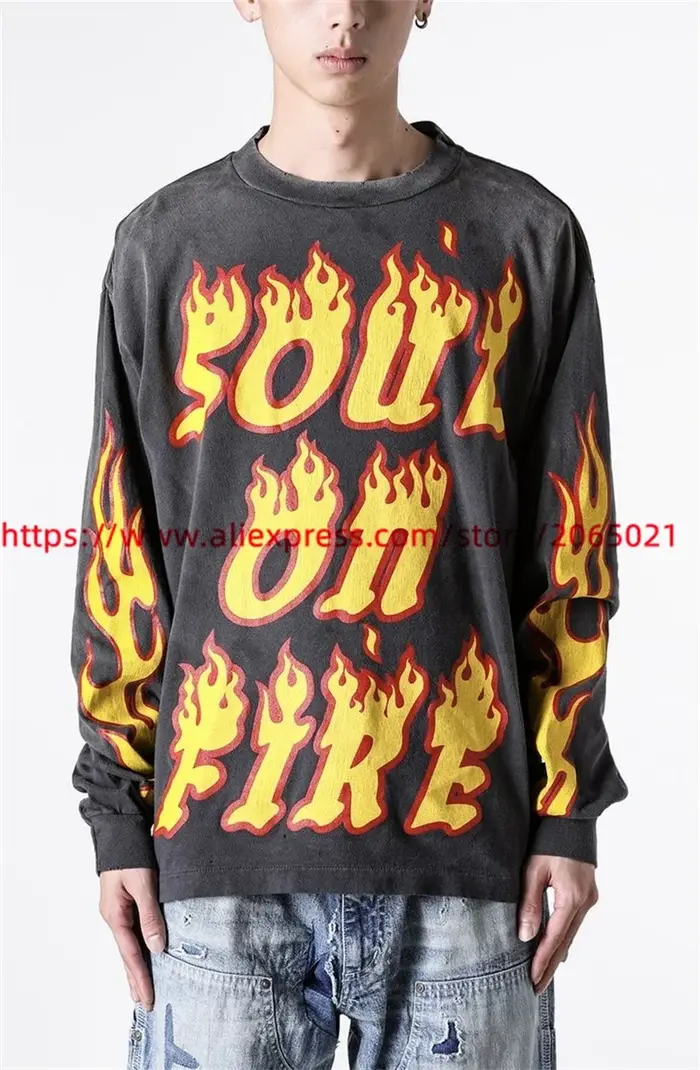 T-shirt manches longues Soul on Fire pour homme et femme