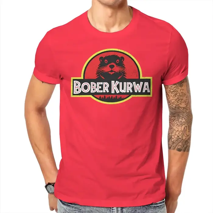 Bober Kurwa t-shirt graphique hommes hauts Vintage été coton Streetwear t-shirt