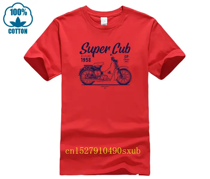 T-shirt classique de moto Super Cub