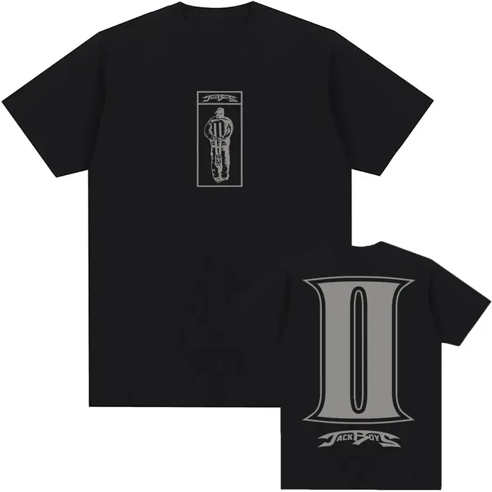 JACKBOYS II t-shirts à manches courtes coton mode T-shirt décontracté col rond Hip Hop Streetwear unisexe Album