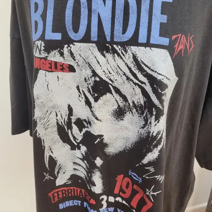 Punk Rock t-shirts Vintage imprimé blond à manches courtes coton T-shirt rétro décontracté hauts amples mode Streetwear unisexe