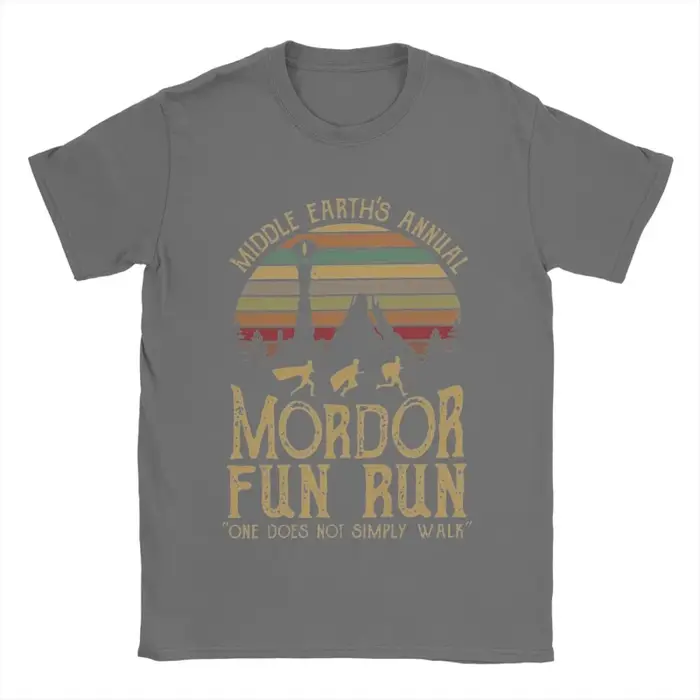 T-shirt Mordor L-Lords Of The R-Rings pour hommes