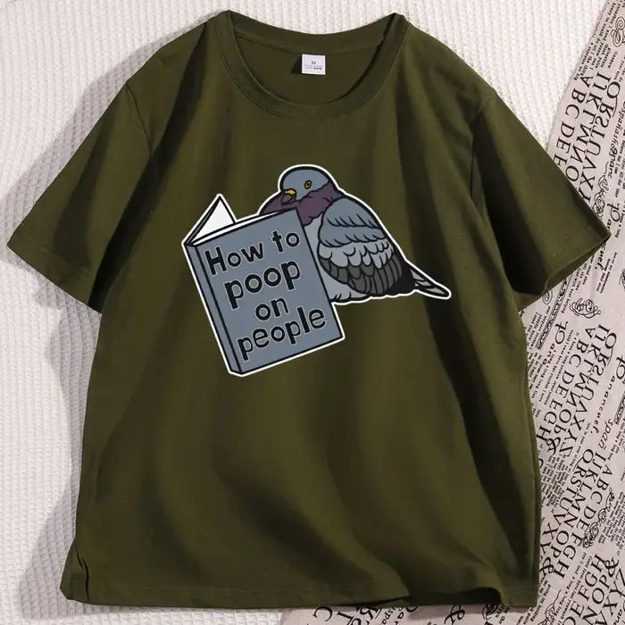 Pigeon T-Shirt comment faire caca sur les gens