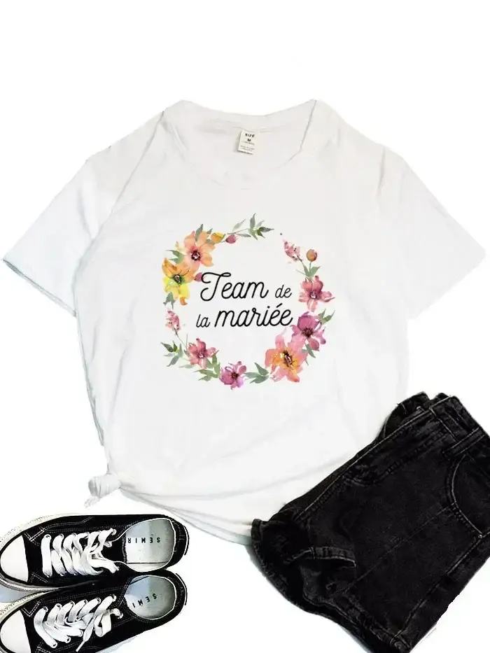 T-shirt Team Bride pour Femme
