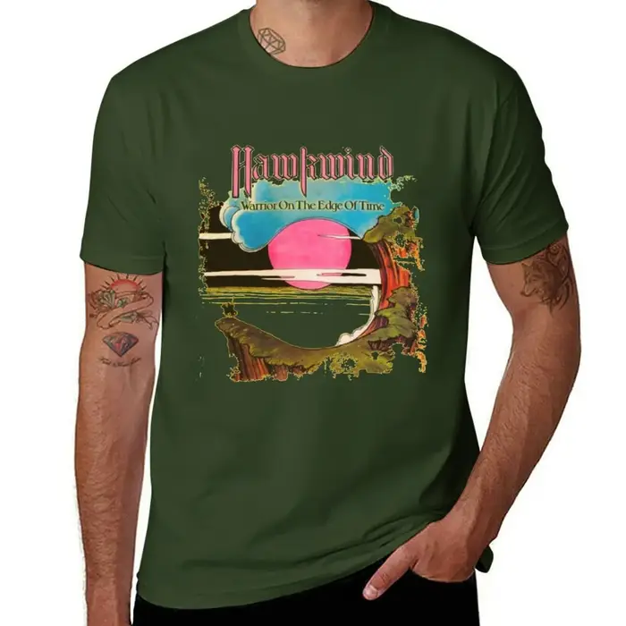 Hawkwind - T-shirt Warriors sur le bord du temps