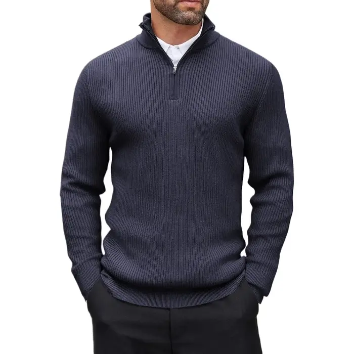 Pull à fermeture éclair pour hommes