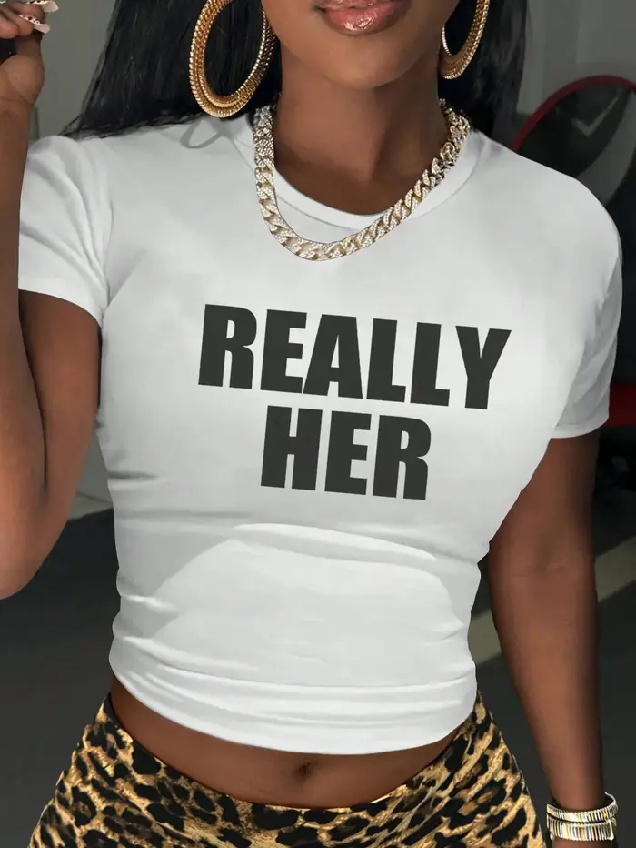 T-shirts Streetwear 2026 Lavés Effet Vintage Hip Hop Rétro Punk pour Femme – Hauts en Coton à Manches Courtes