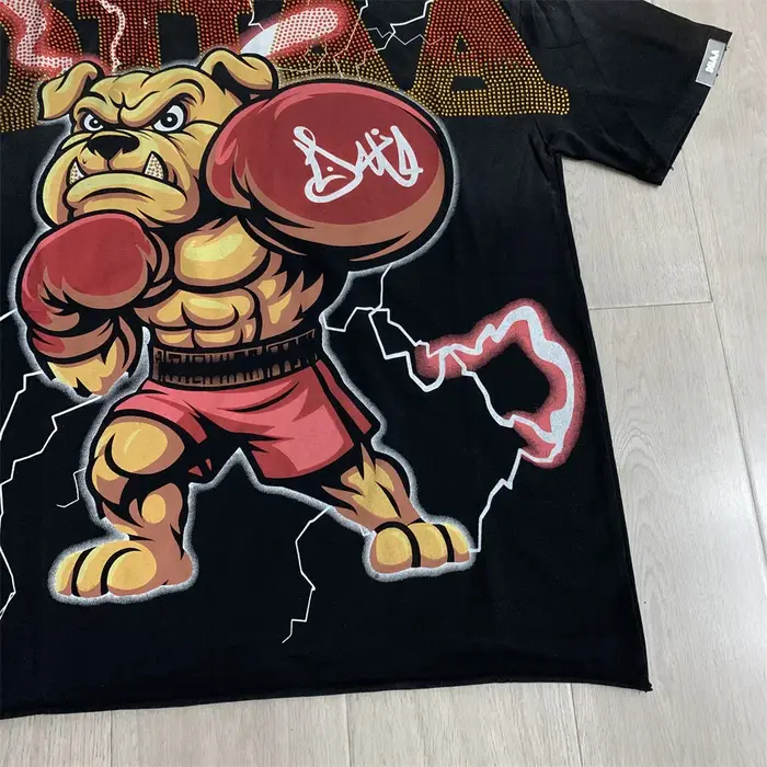 T-shirt Streetwear Tendance Duaa à Manches Courtes Homme Femme