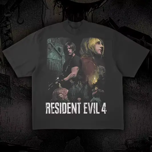 T-shirt Resident Evil Biohazard 3 en coton à manches courtes