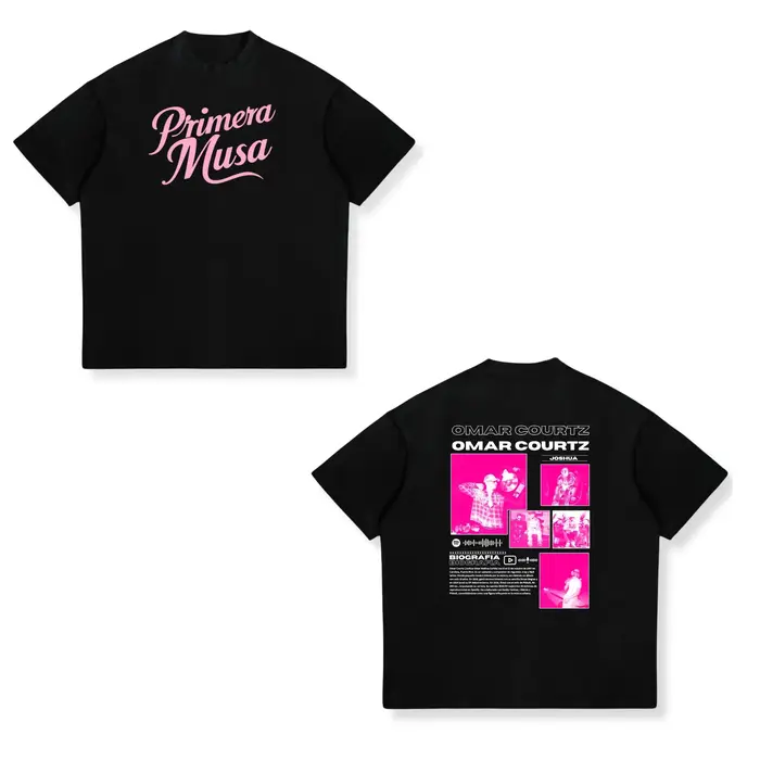 T-shirt Omar Courtz Primera Musa Tour pour hommes et femmes