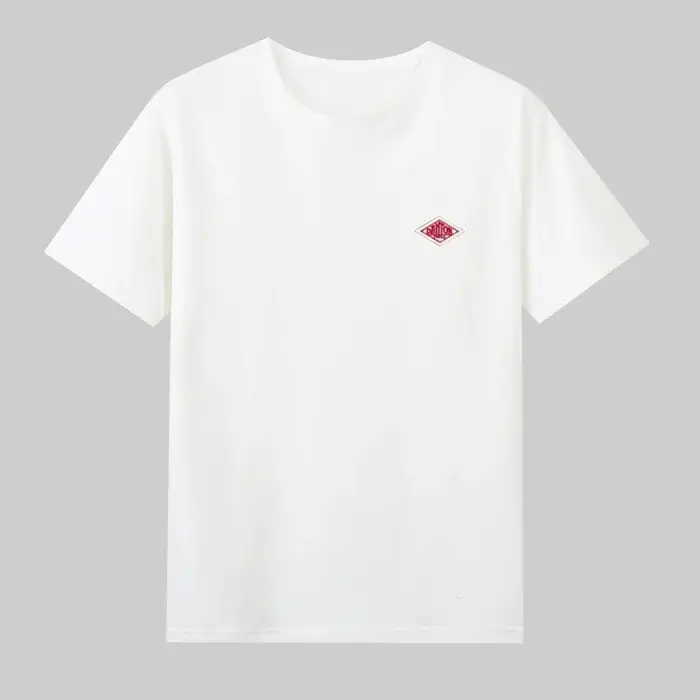 T-shirt classique imprimé en coton à manches courtes