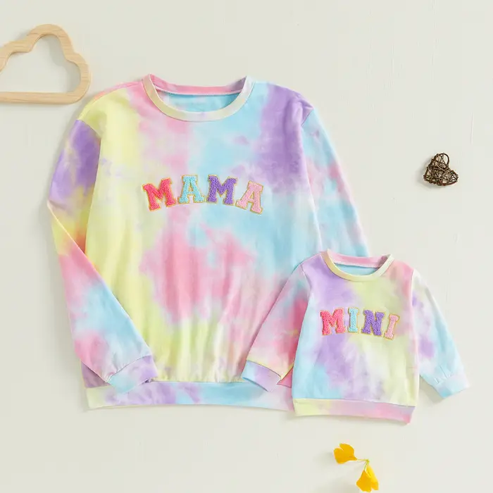 FOCUSKm M-Sweat-shirt assressentimaman et moi, t-shirts à manches longues, pulls brodés de lettres, 