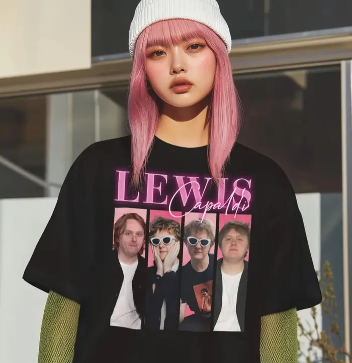 T-shirt vintage Lewis Capaldi Tour