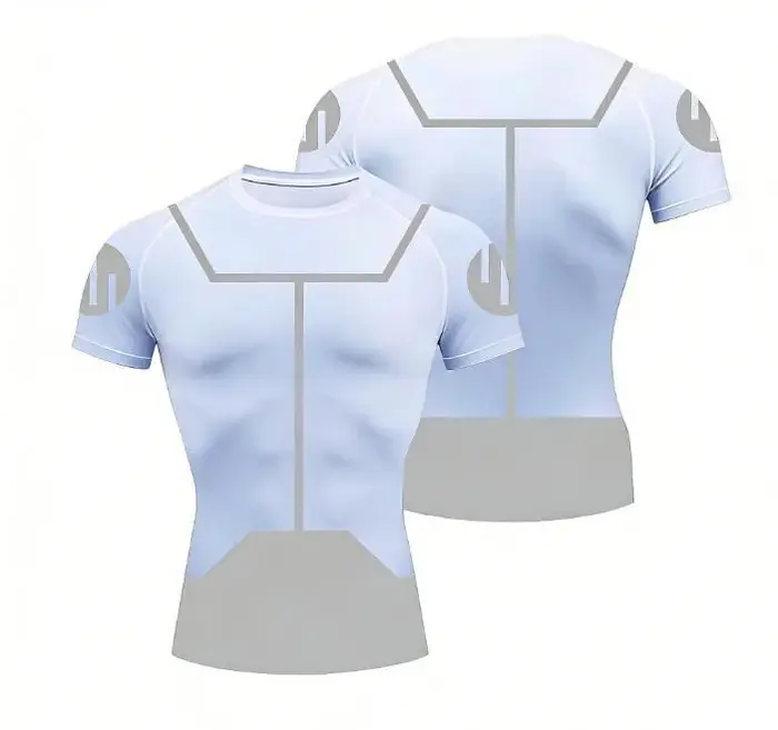 T-shirt Rash Guard Cosplay Invincible à manches courtes, vêtement unisexe Viltrumite pour la gym, co